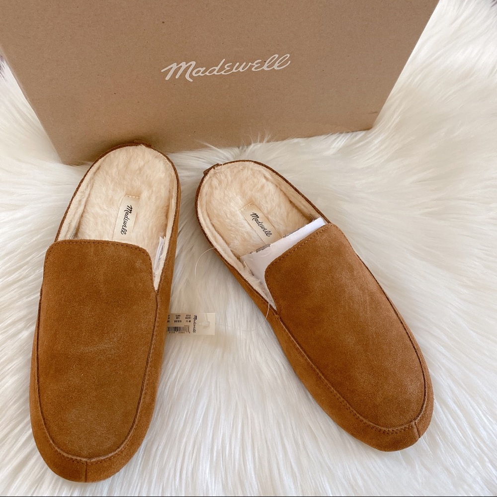 Madewell The Loafer Scuff Slipper in Suede - Picture 3 of 6